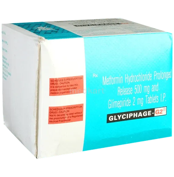 glyciphage g 2mg tablet 10's